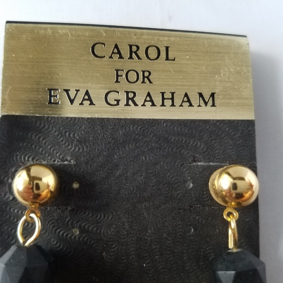 NWT Carol for Eva Graham Vintage Earrings - Picture 2 of 5